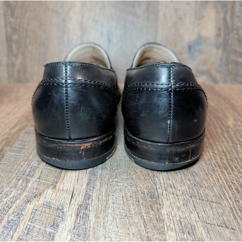 Alden 681 Calf Leather Black Full Strap Penny Loafers Shoes Mens 11 B/D Made USA